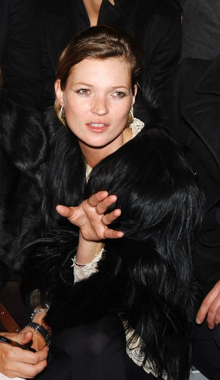 Kate Moss in fur...