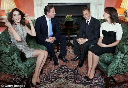 david cameron carla bruni. And although Miss Bruni was