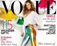 Gisele on VOGUE UK’s December 2011 cover!