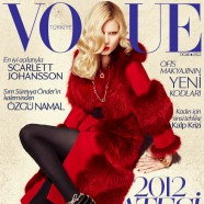 Elsa Sylvan covers Vogue Turkey January 2012 issue