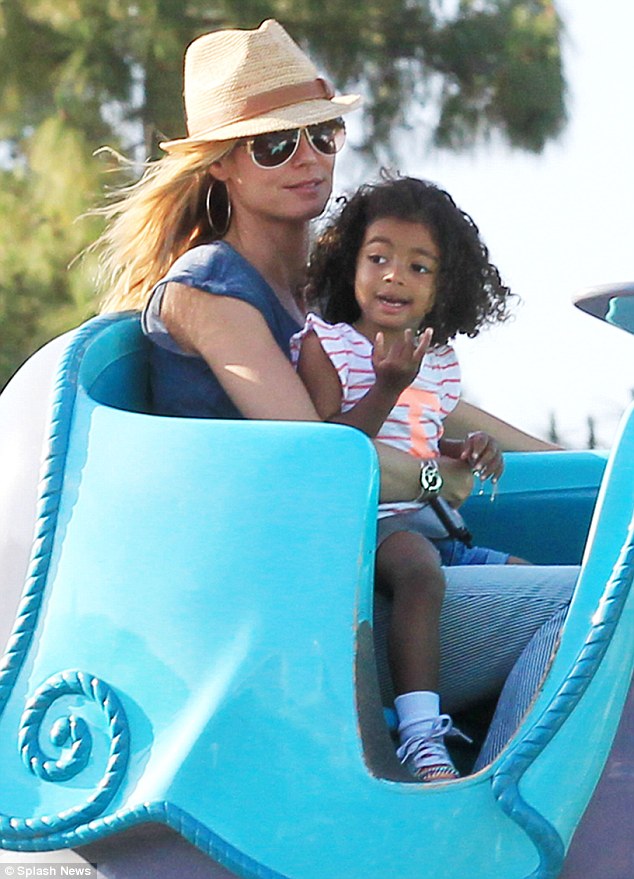 Heidi Klum enjoys a family weekend at Disneyland