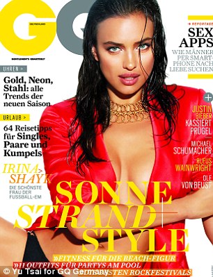 Irina Shayk turns on the “sizzle factor” for German GQ