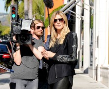 Heidi Klum – Sexy In Tight Leather Pants!