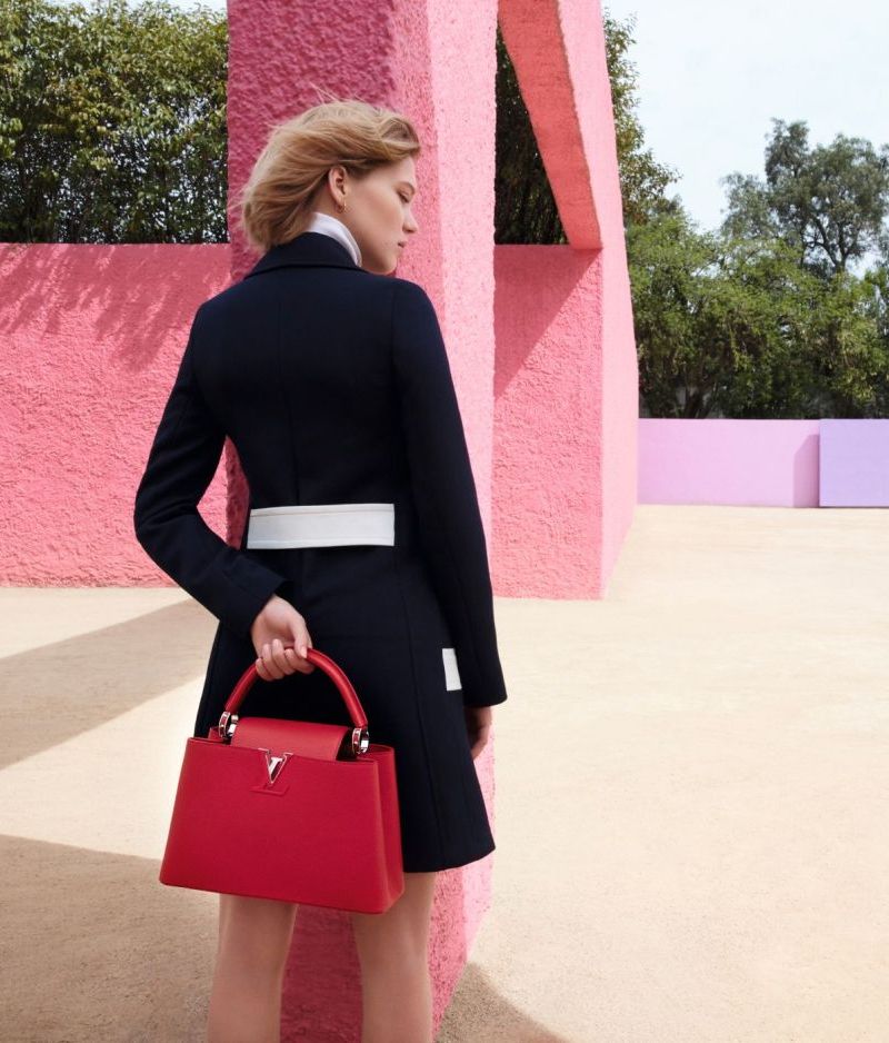 Léa Seydoux gets the travel bug for Louis Vuitton campaign