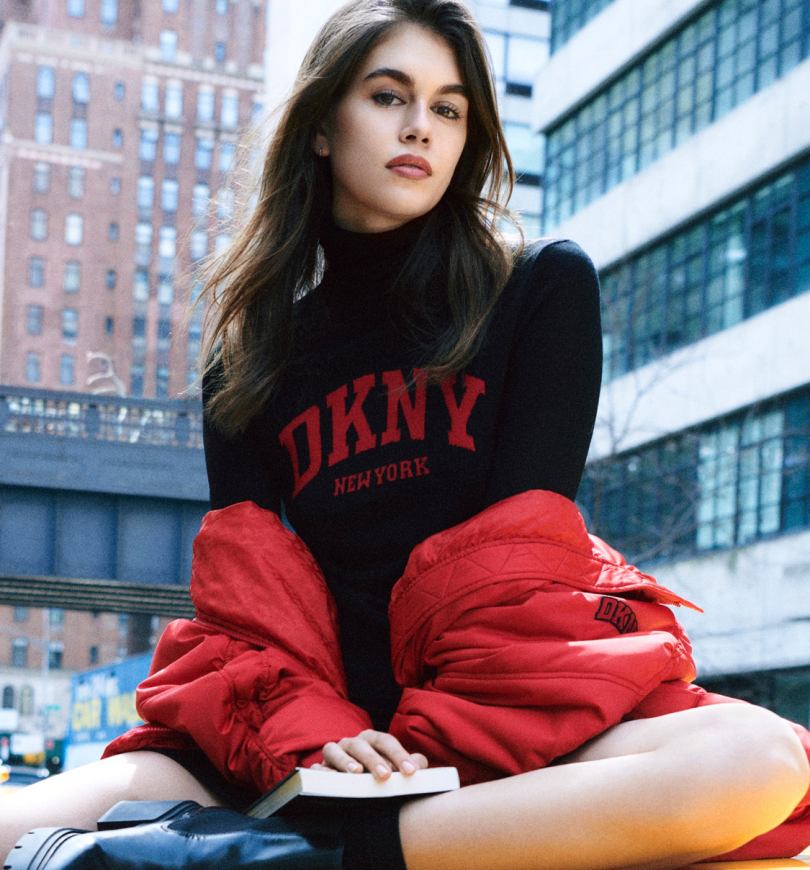 DKNY Fall 2024 Campaign featuring Kaia Gerber